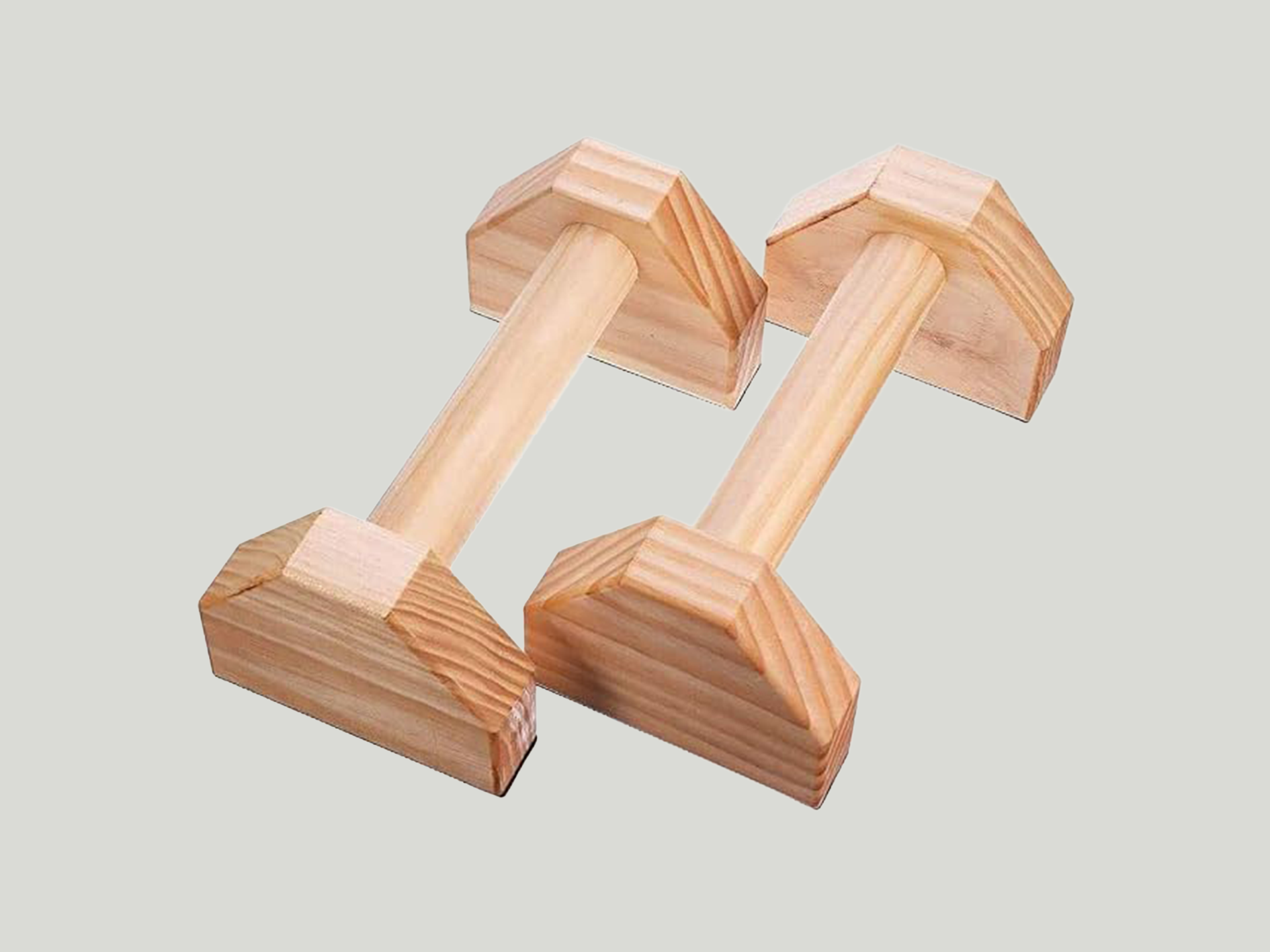 Wooden Calisthenics Push-Up Bars – 60CM