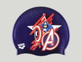 Arena Jr Silicone Swim Cap Age 6-12 (Captain America)