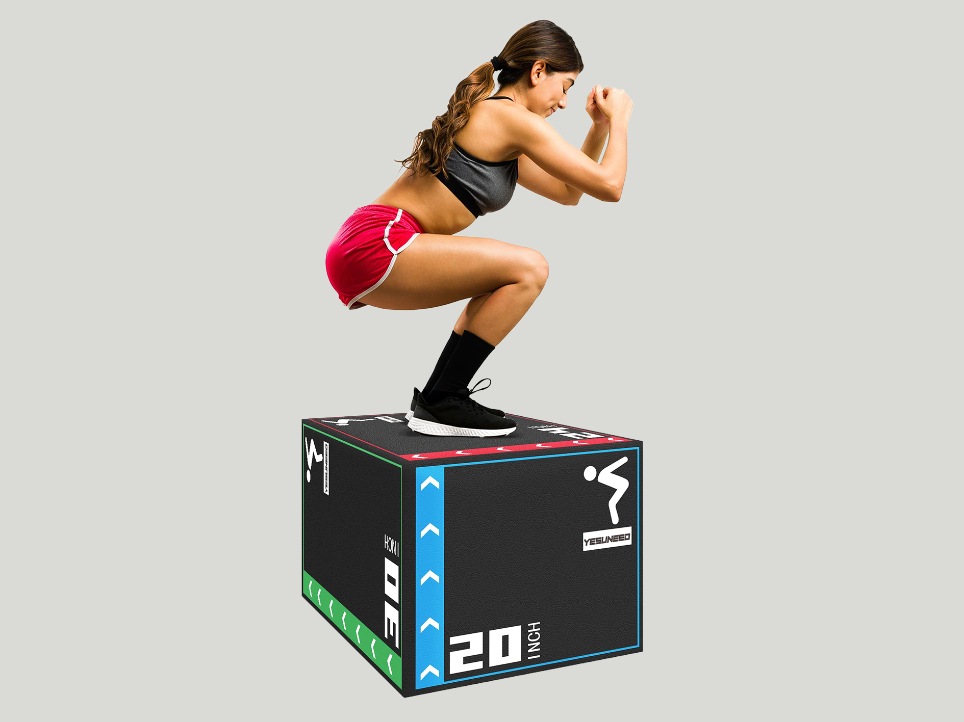 3-in-1 Heavy-Duty Plyometric Box – 33KG